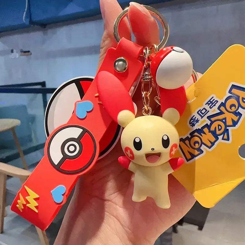 Pokemon Anime Keychains Set With Vibrant Character Pendants - ToylandEU
