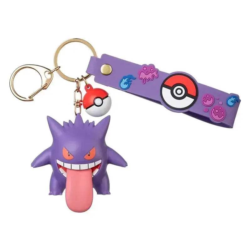Pokemon Anime Keychains Set With Vibrant Character Pendants - ToylandEU