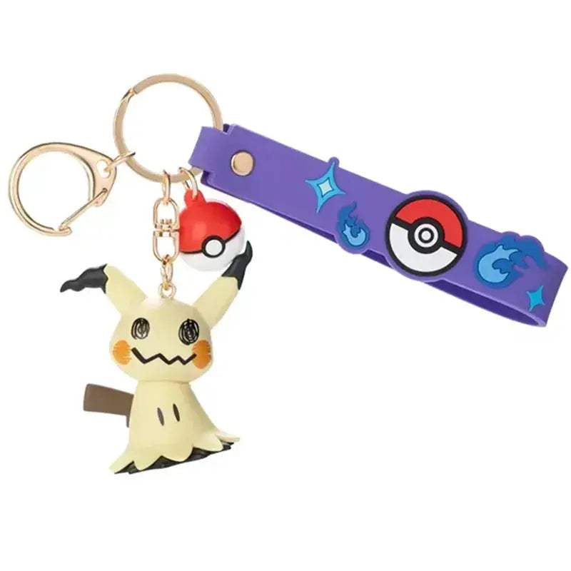 Pokemon Anime Keychains Set With Vibrant Character Pendants - ToylandEU