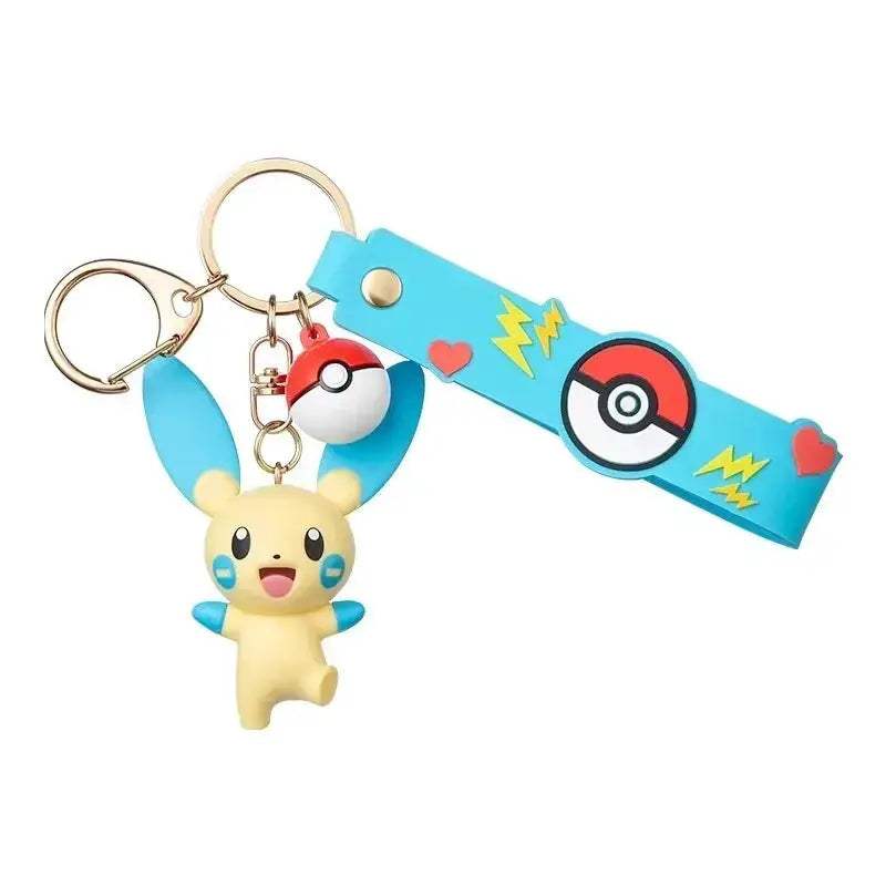 Pokemon Anime Keychains Set With Vibrant Character Pendants - ToylandEU
