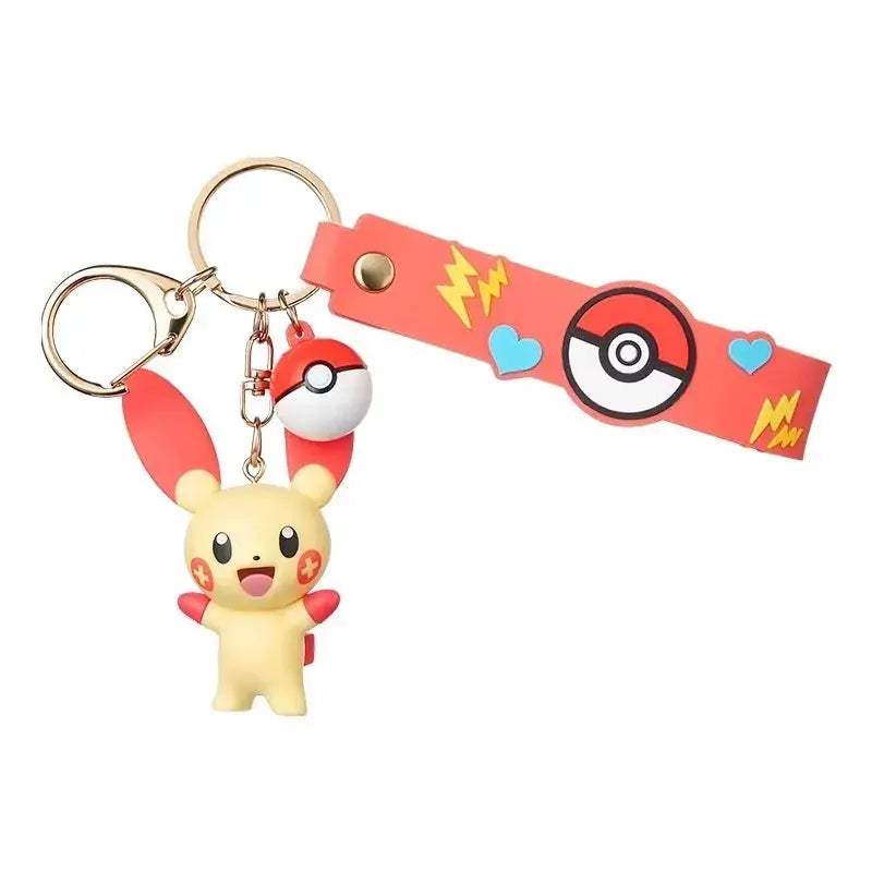 Pokemon Anime Keychains Set With Vibrant Character Pendants - ToylandEU