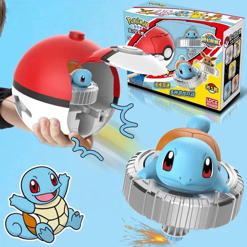 Pokemon Beyblade Top Figures Collectible Pikachu Eevee -  ToylandEU™