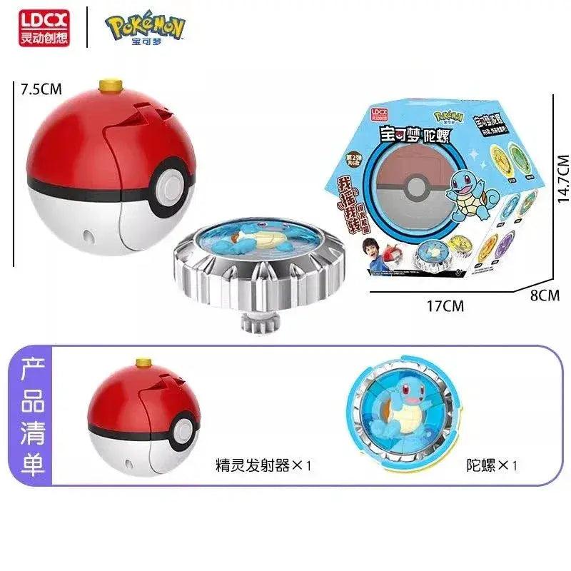  Pokemon Beyblade Top Figures Collectible Pikachu Eevee -  ToylandEU™