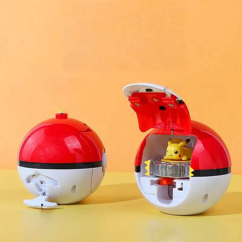 Pokemon Beyblade Top Figures Set Collectible Pikachu Eevee - ToylandEU
