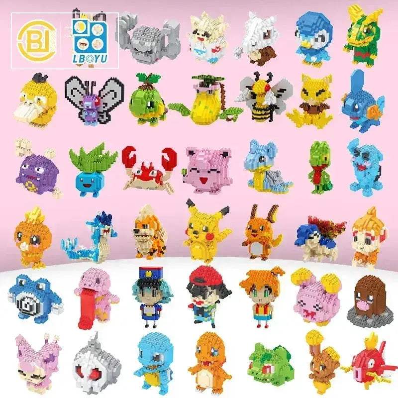 Pokemon Blocks Set Lego Compatible Pikachu Charizard Eevee Mewtwo - ToylandEU