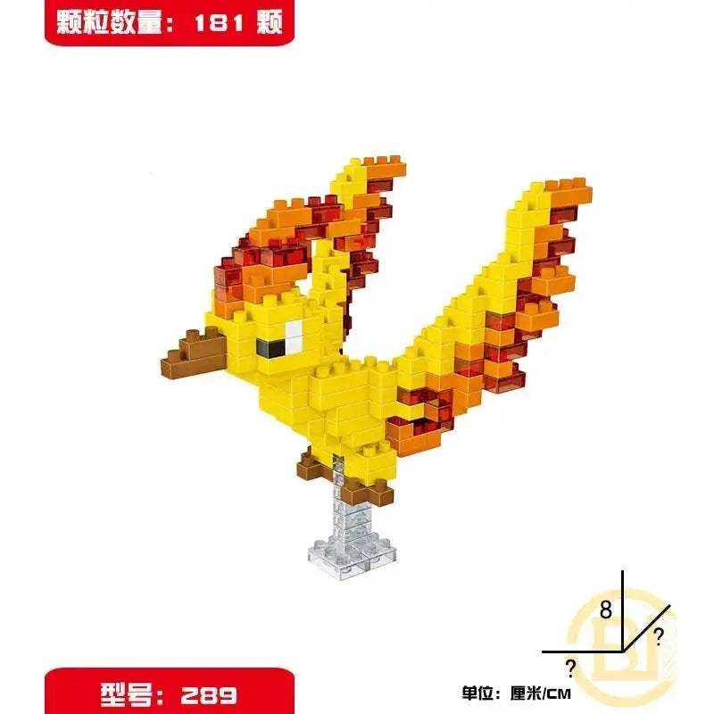 Pokemon Blocks Set Lego Compatible Pikachu Charizard Eevee Mewtwo - ToylandEU