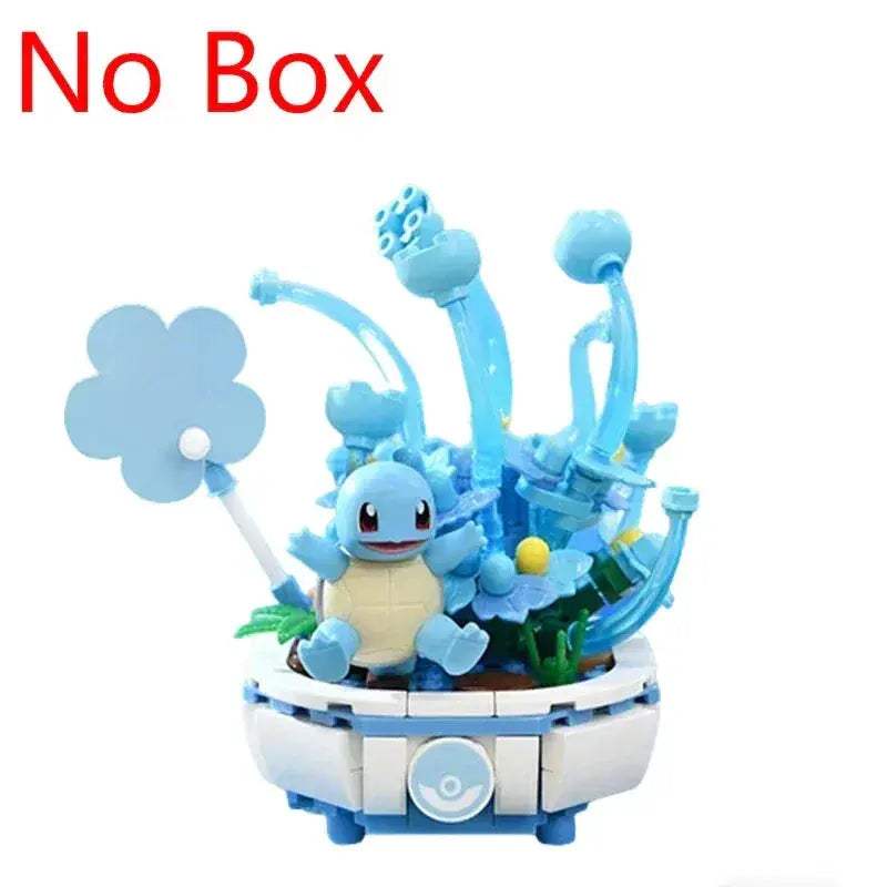 Pokemon Building Blocks Set Collectible Pikachu Charmander Squirtle Figures - ToylandEU