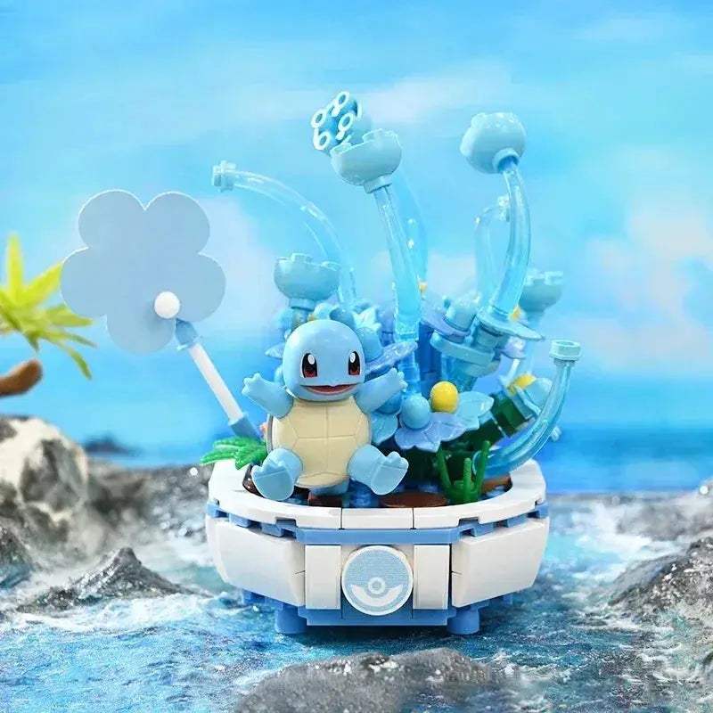 Pokemon Building Blocks Set Collectible Pikachu Charmander Squirtle Figures - ToylandEU