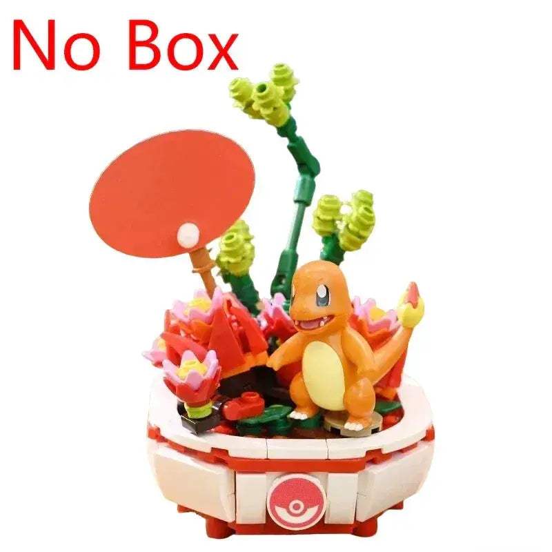 Pokemon Building Blocks Set Collectible Pikachu Charmander Squirtle Figures - ToylandEU