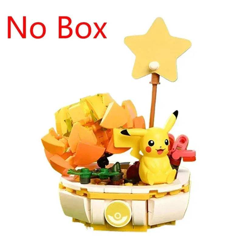 Pokemon Building Blocks Set Collectible Pikachu Charmander Squirtle Figures - ToylandEU