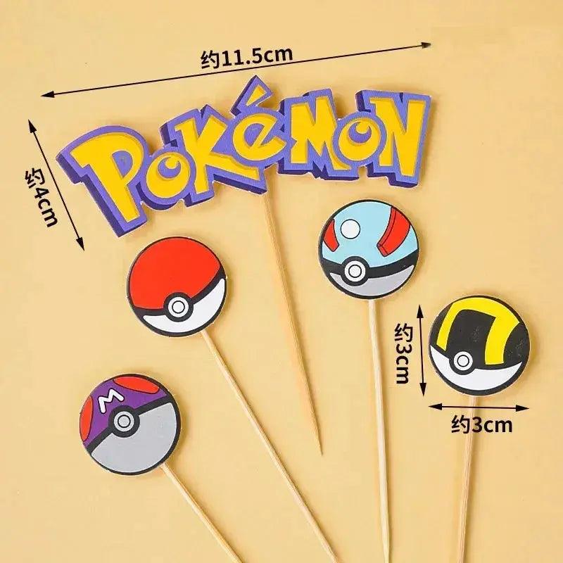  Pokemon Cake Topper Set Deluxe For Birthday Parties -  ToylandEU™
