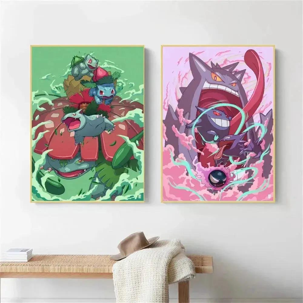  Pokemon Canvas Art Premium Quality Canvas Print -  ToylandEU™