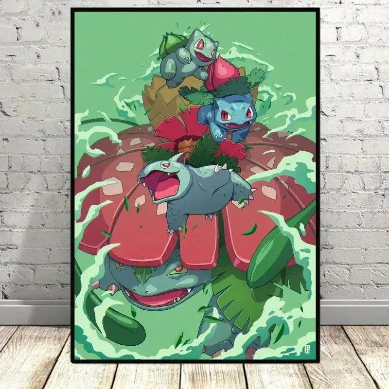  Pokemon Canvas Art Premium Quality Canvas Print -  ToylandEU™