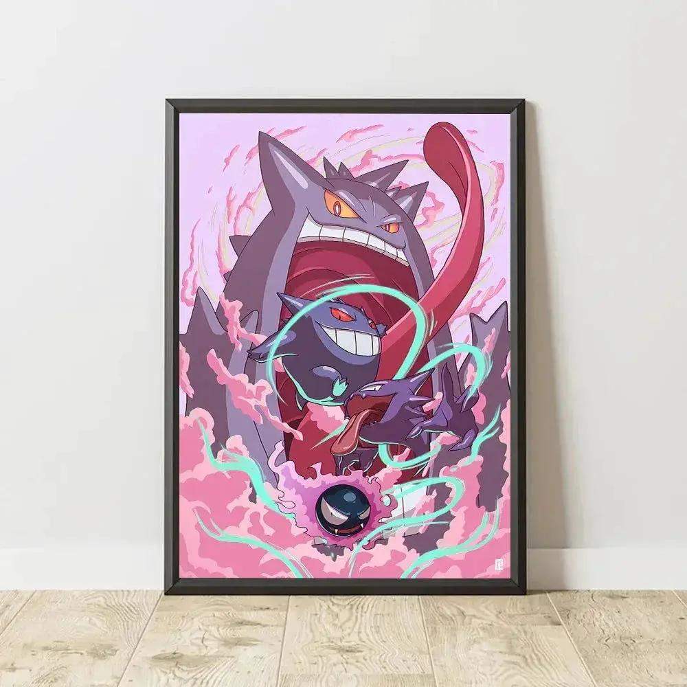 Pokemon Canvas Artwork, Wall Art Poster Prints Home Hanging Wall Decoration Decorative Modern Living Room - ToylandEU