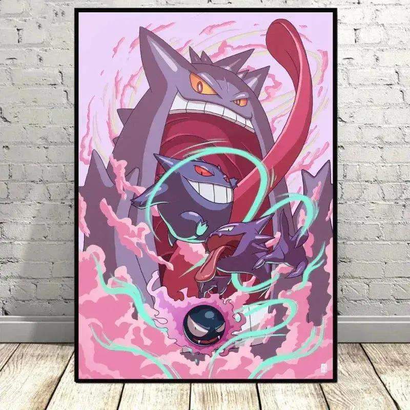 Pokemon Canvas Artwork, Wall Art Poster Prints Home Hanging Wall Decoration Decorative Modern Living Room - ToylandEU