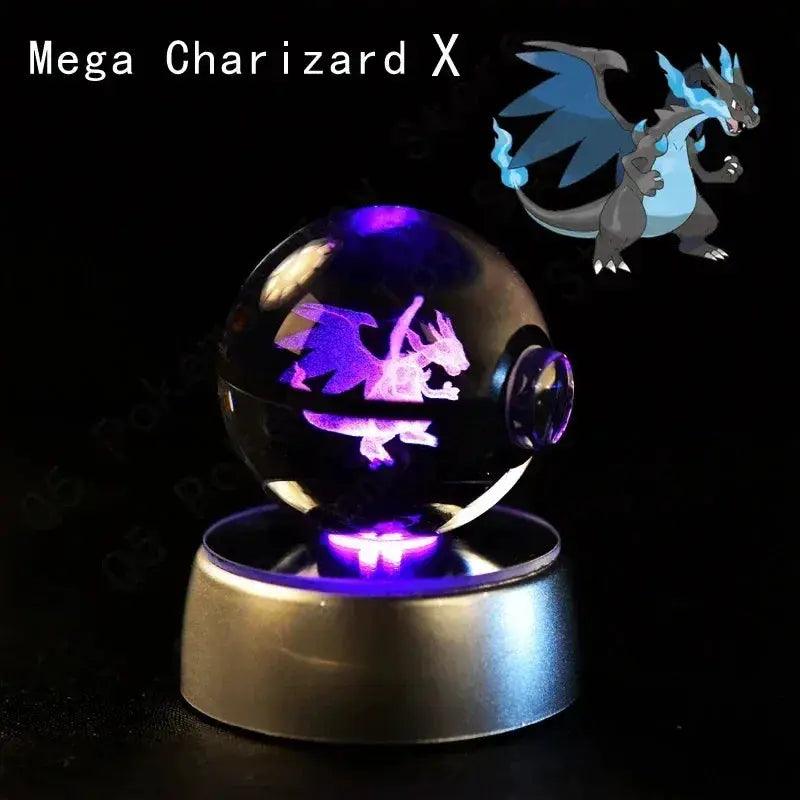  Pokemon Crystal Ball Night Light Led Lamp Ce Certified -  ToylandEU™