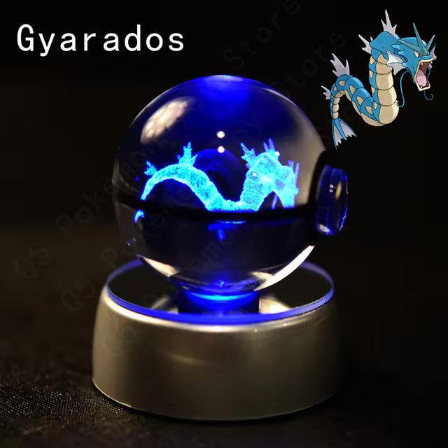 Pokemon Crystal Pokeball LED Base Display