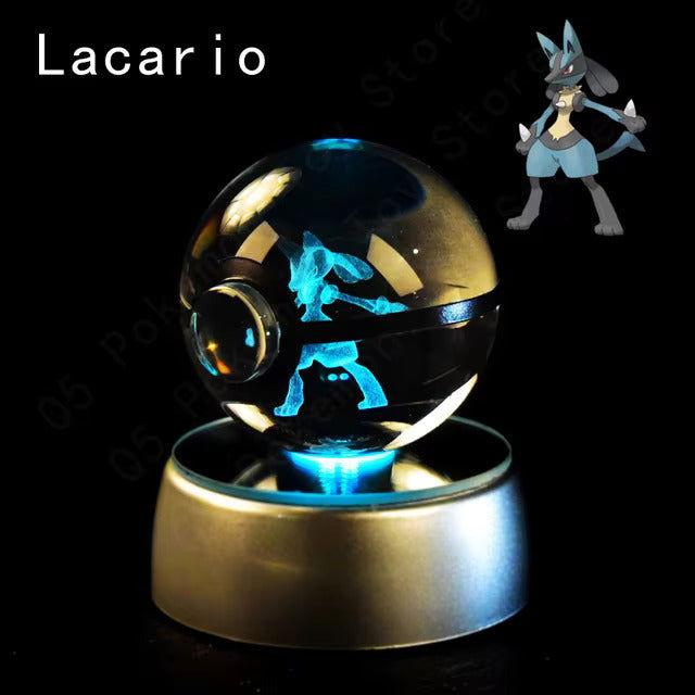 Pokemon Crystal Pokeball LED Base Display