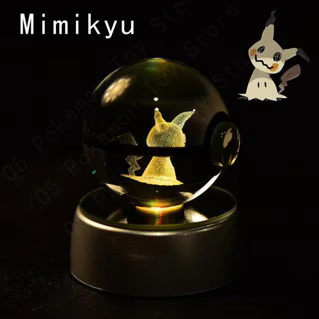 Pokemon Crystal Pokeball LED Base Display