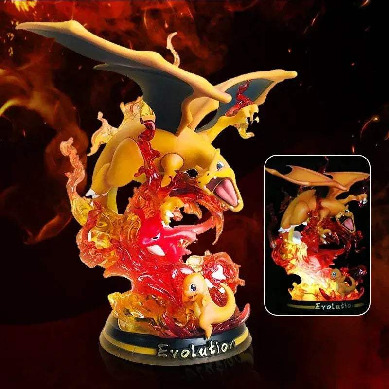 Pokemon Evolution LED Figures Collectible Lighted PVC Statues - ToylandEU