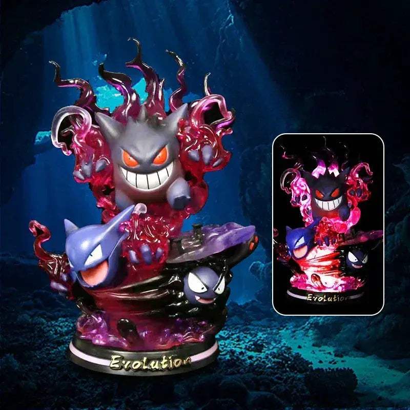 Pokemon Evolution LED Figures Collectible Lighted PVC Statues - ToylandEU