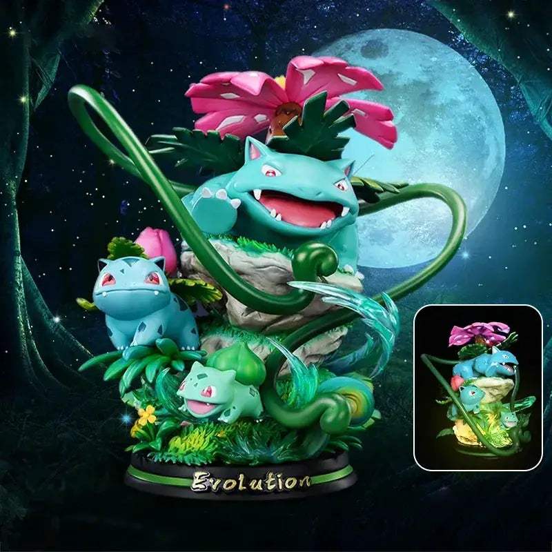 Pokemon Evolution LED Figures Collectible Lighted PVC Statues - ToylandEU