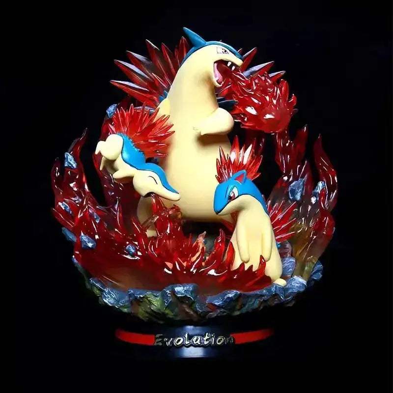 Pokemon Evolution LED Figures Collectible Lighted PVC Statues - ToylandEU