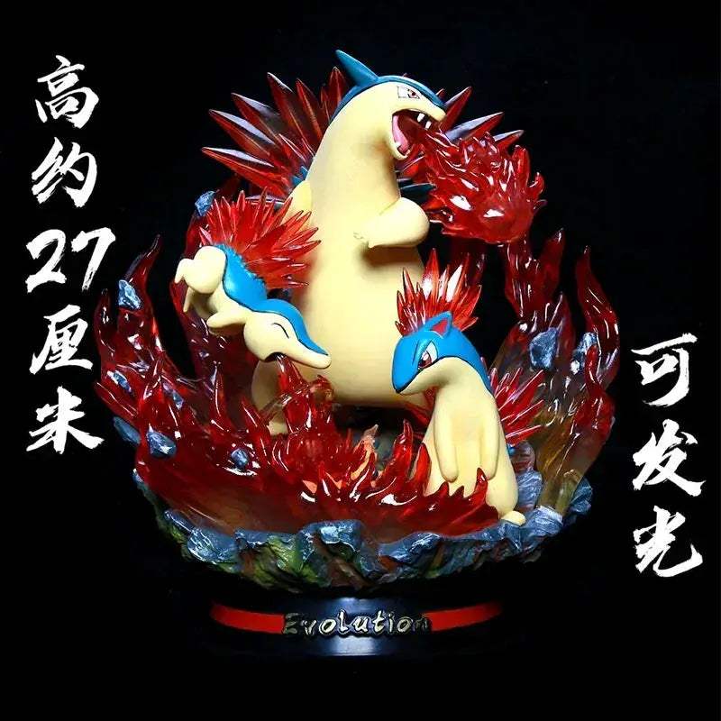 Pokemon Evolution LED Figures Collectible Lighted PVC Statues - ToylandEU