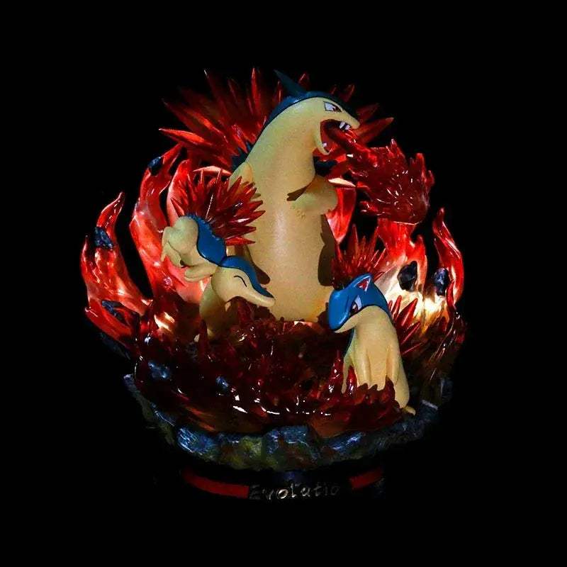 Pokemon Evolution LED Figures Collectible Lighted PVC Statues - ToylandEU