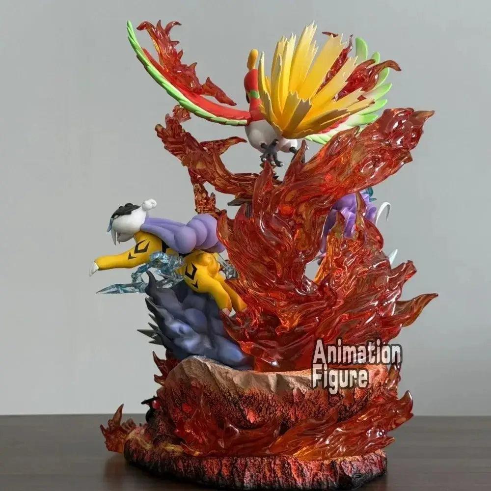  Pokemon Figures 38cm PVC HoOh Raikou Entei Suicune -  ToylandEU™