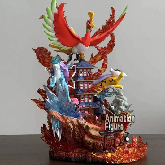  Pokemon Figures 38cm PVC HoOh Raikou Entei Suicune -  ToylandEU™