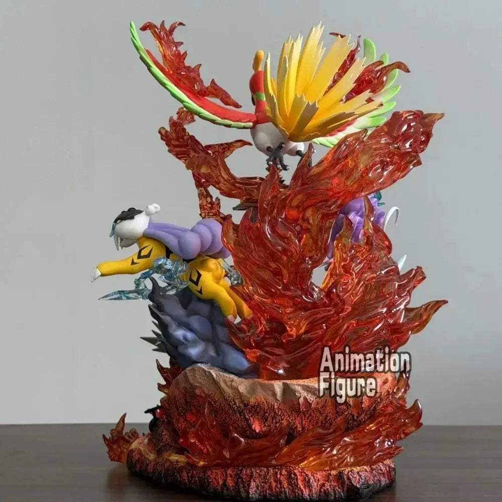 Pokemon Figures 38cm Premium PVC Collection HoOh Raikou Entei Suicune - ToylandEU