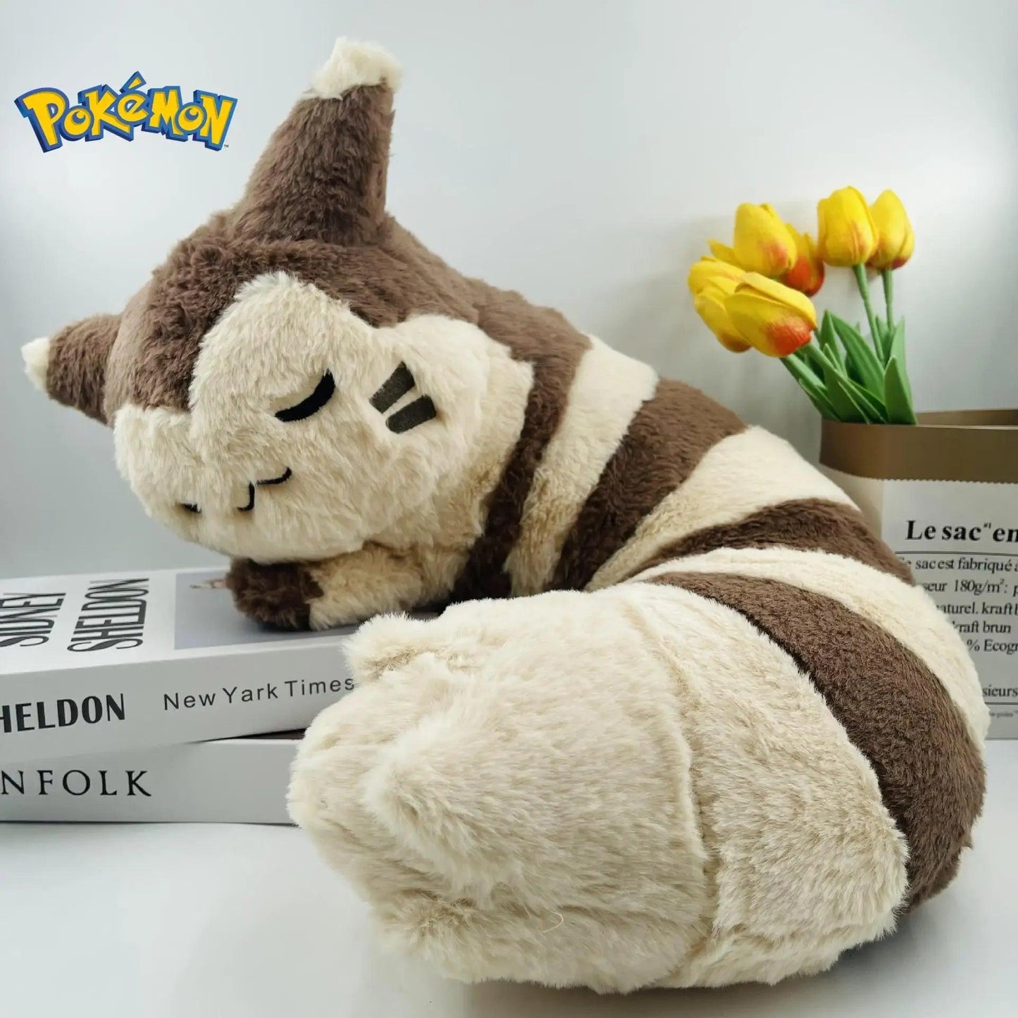  Pokemon Furret Plush Toy | 45cm Length | Toylandeu™ 