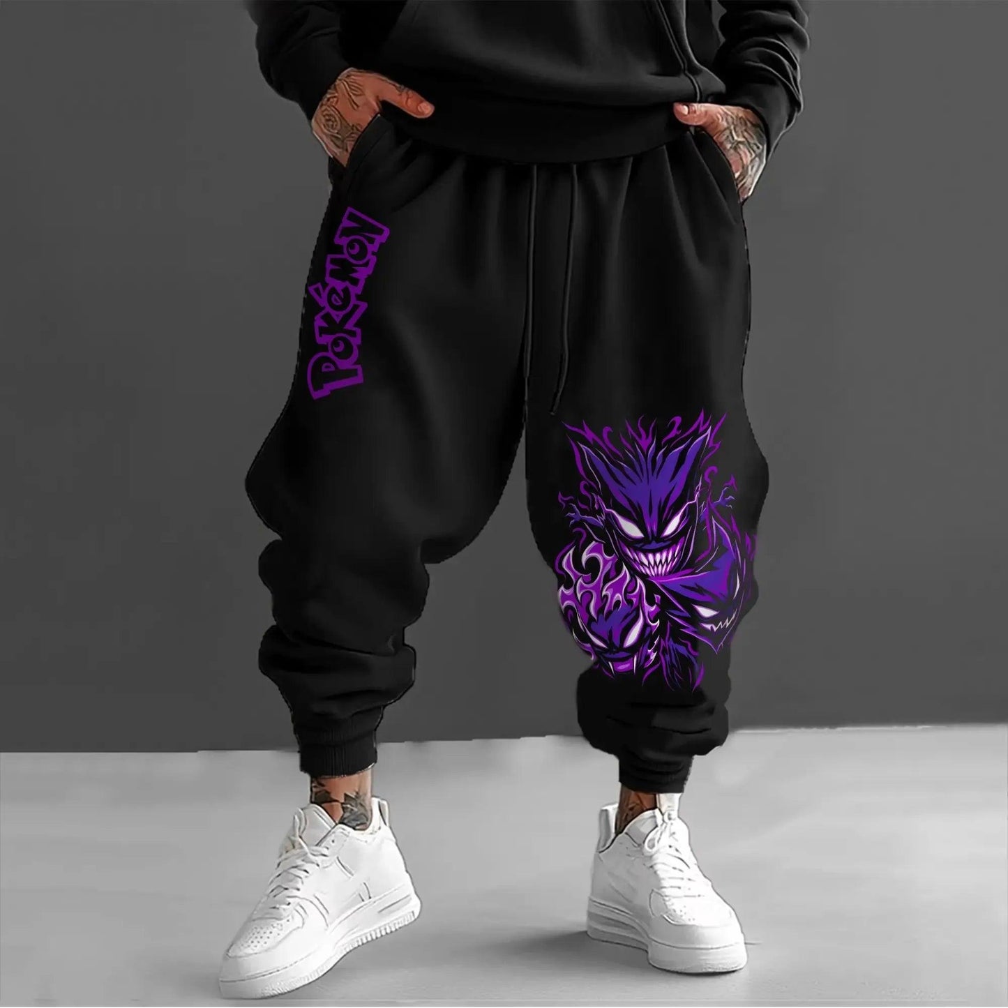Pokemon Gengar Joggers | Cotton Fabric | Toylandeu™