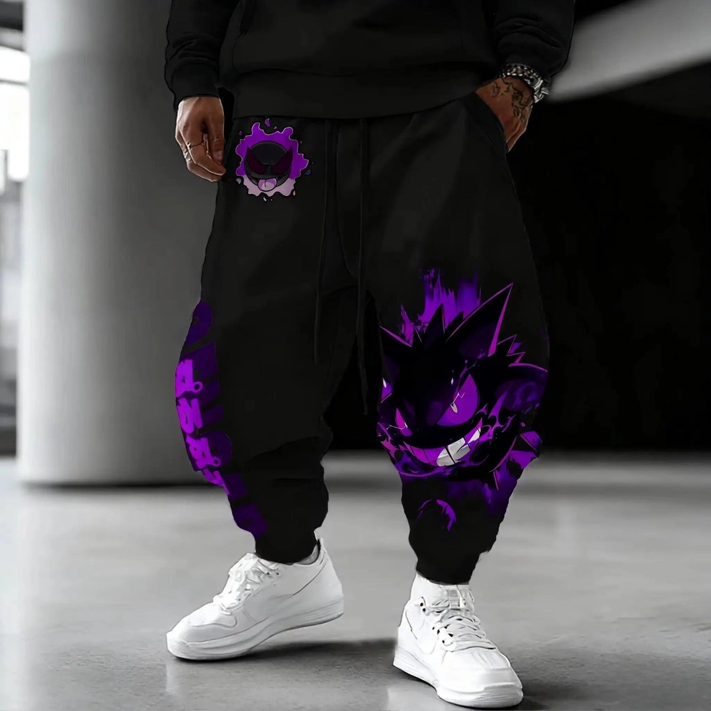 Pokemon Gengar Joggers | Cotton Fabric | Toylandeu™