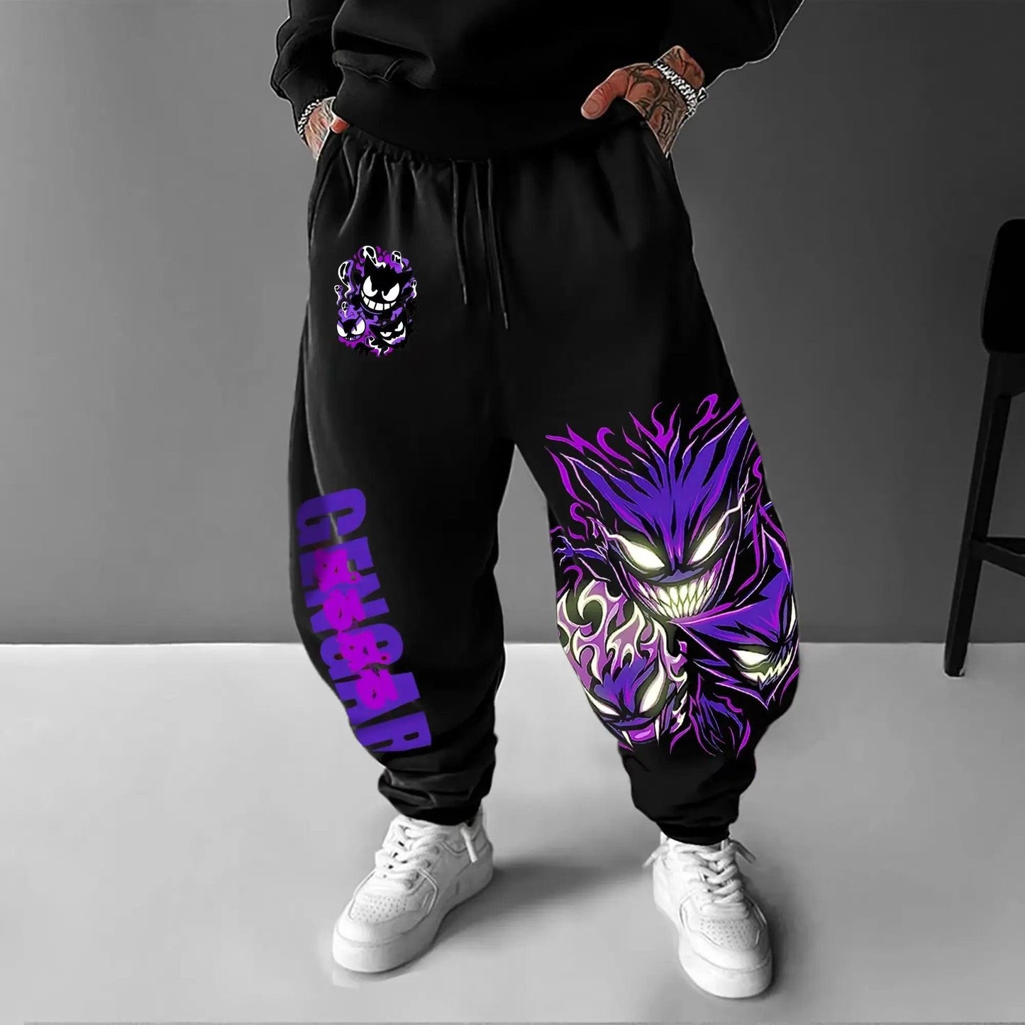 Pokemon Gengar Joggers | Cotton Fabric | Toylandeu™