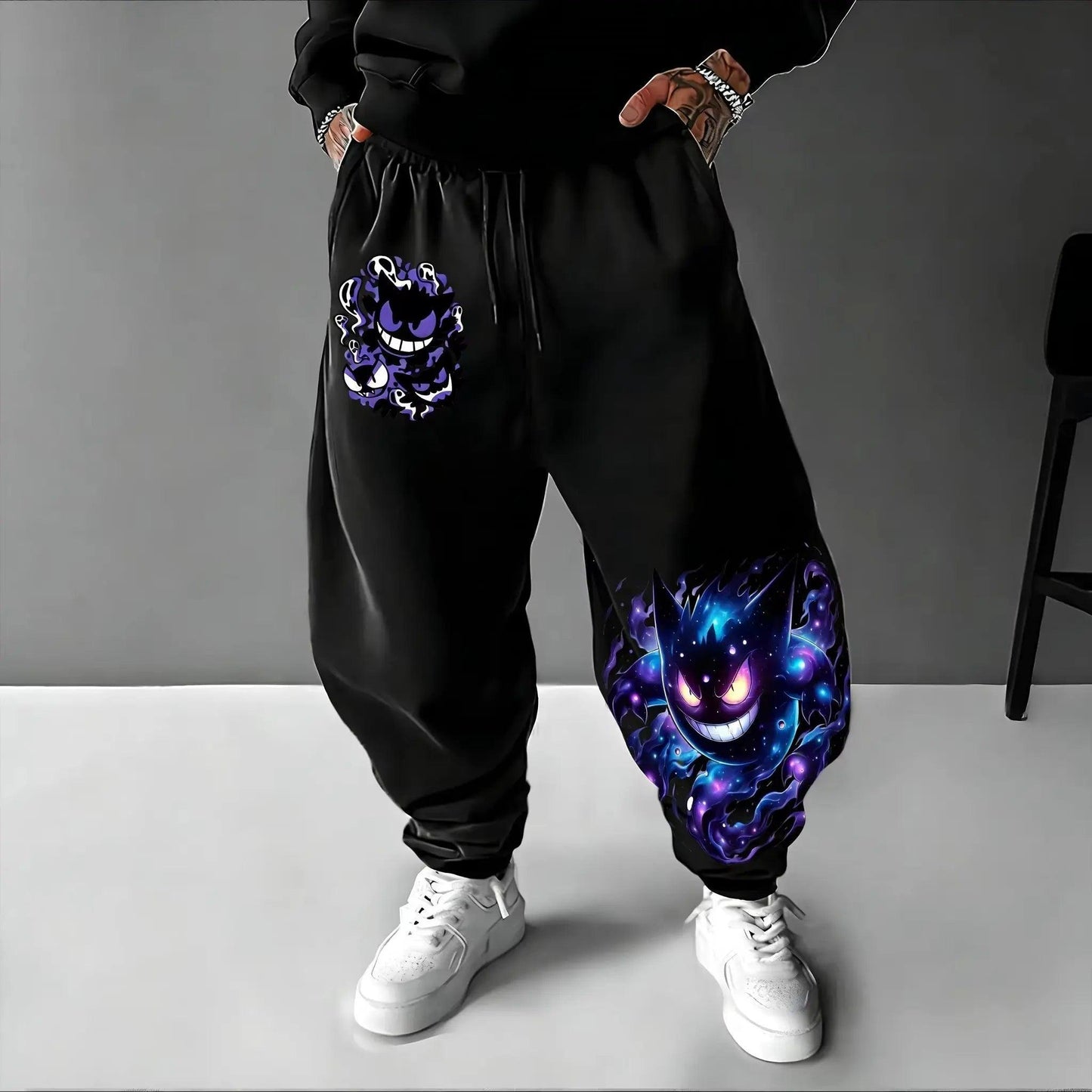 Pokemon Gengar Joggers | Cotton Fabric | Toylandeu™