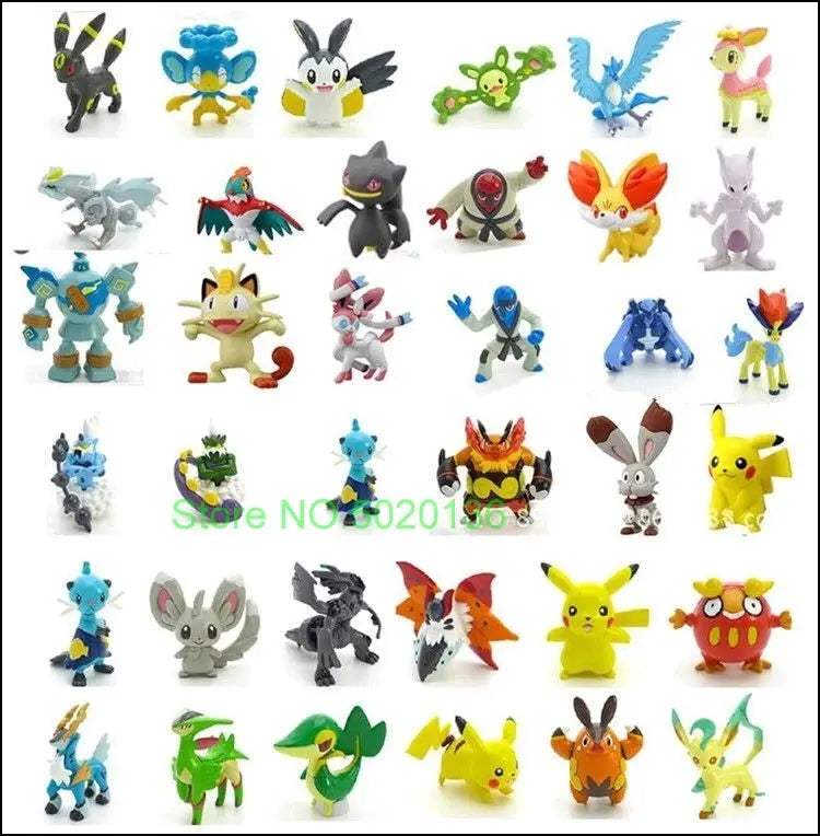  Pokemon Go Figures Pikachu Mini Collectible Set 2 3cm -  ToylandEU™