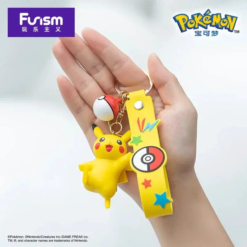 Pokemon Keychain Set Snorlax Mimikyu Cubone Cute Charms for Bags - ToylandEU