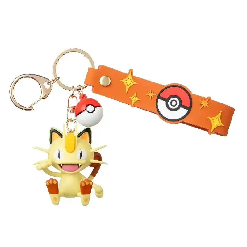 Pokemon Keychain Set Snorlax Mimikyu Cubone Cute Charms for Bags - ToylandEU