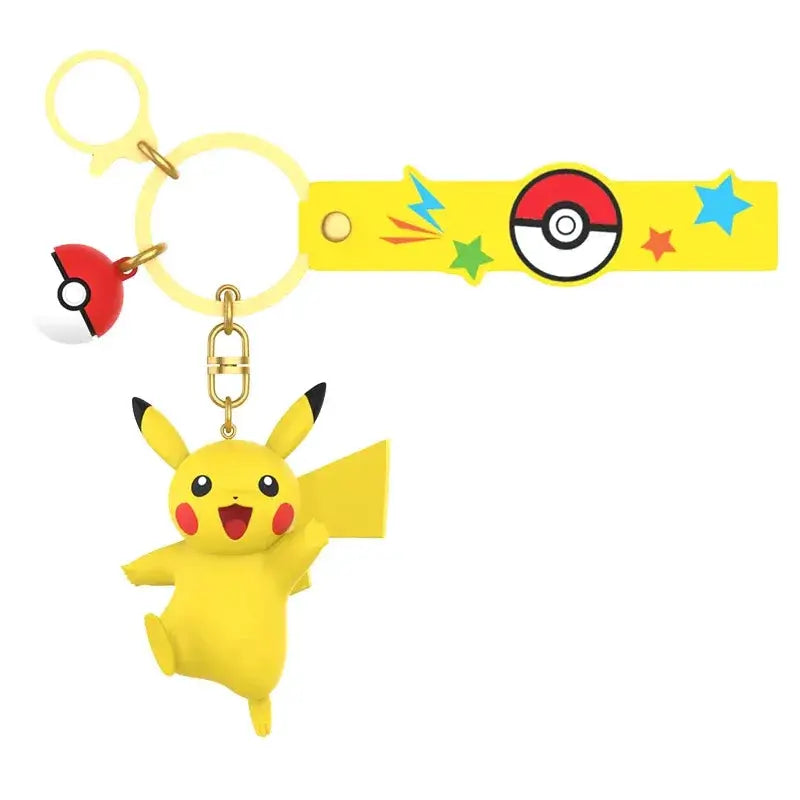 Pokemon Keychain Set Snorlax Mimikyu Cubone Cute Charms for Bags - ToylandEU