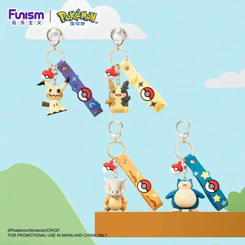  Pokemon Keychain Set Snorlax Mimikyu Cubone Unique Charms -  ToylandEU™