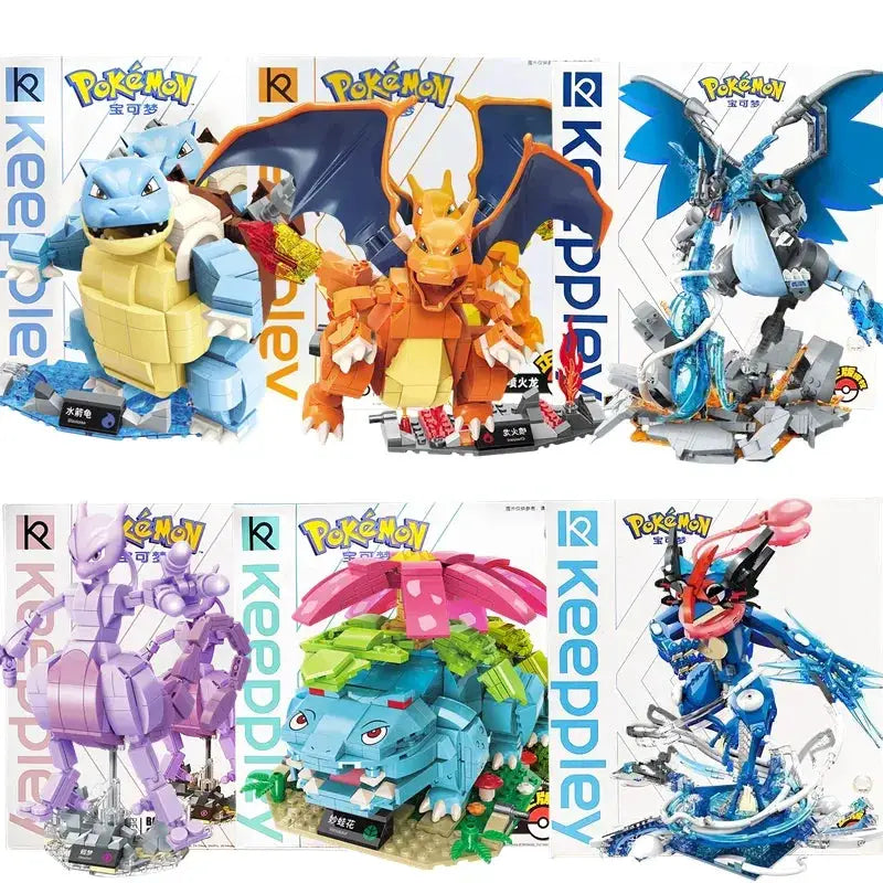 Pokemon LEGO Compatible Building Block Set Pikachu Charizard - ToylandEU