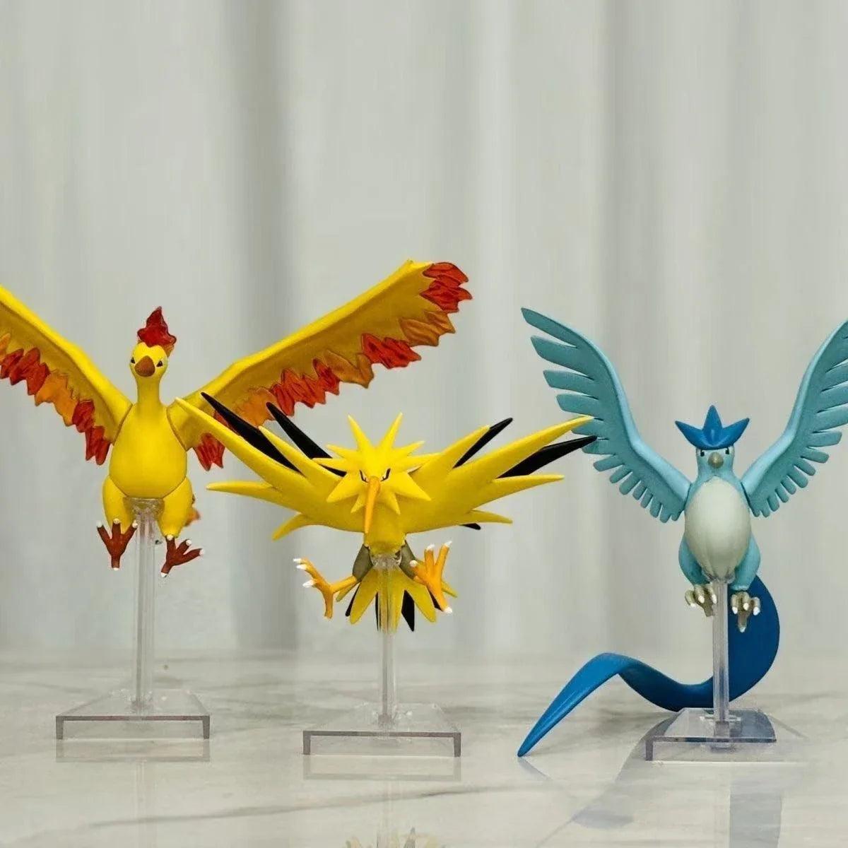  Pokemon Legendary Bird Figures Compact Collectible Set 