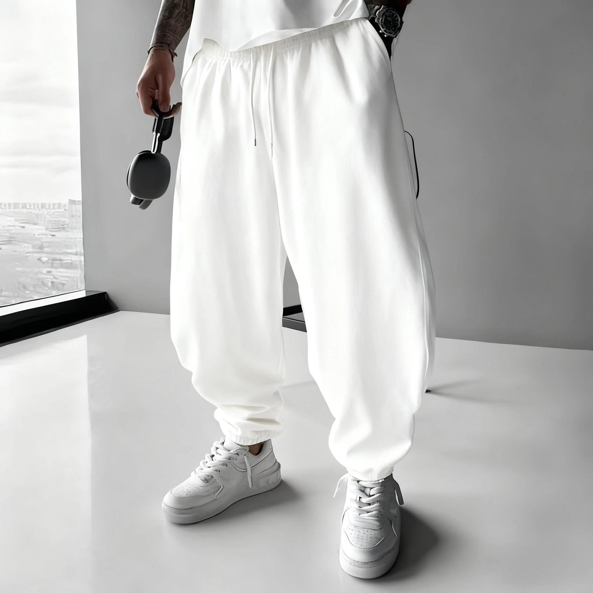 Pokemon Mimikyu Sweatpants | White Cotton | Toylandeu™