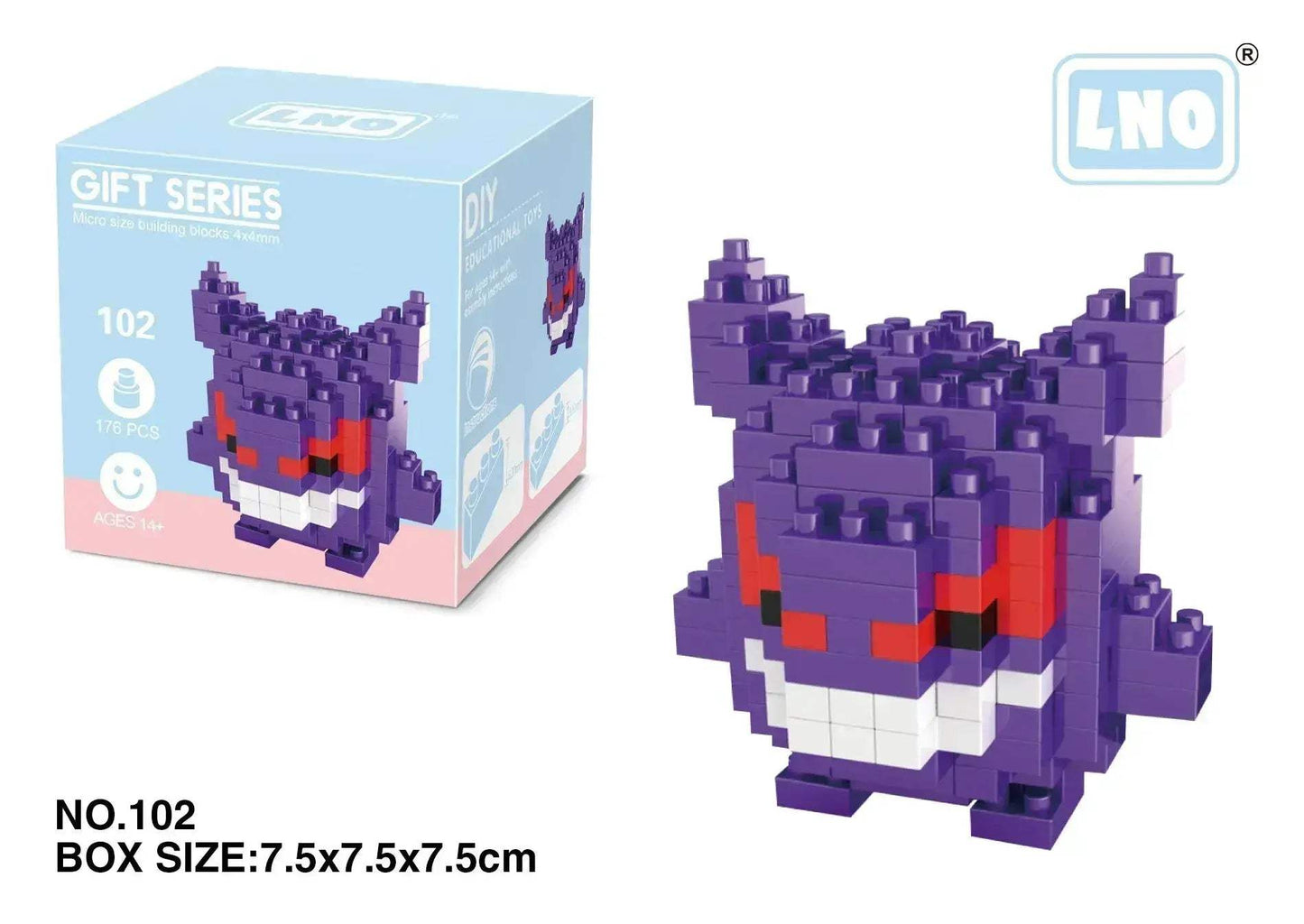 Pokemon Nanoblock Charizard Kyogre Groudon Rayquaza Set Educational - ToylandEU