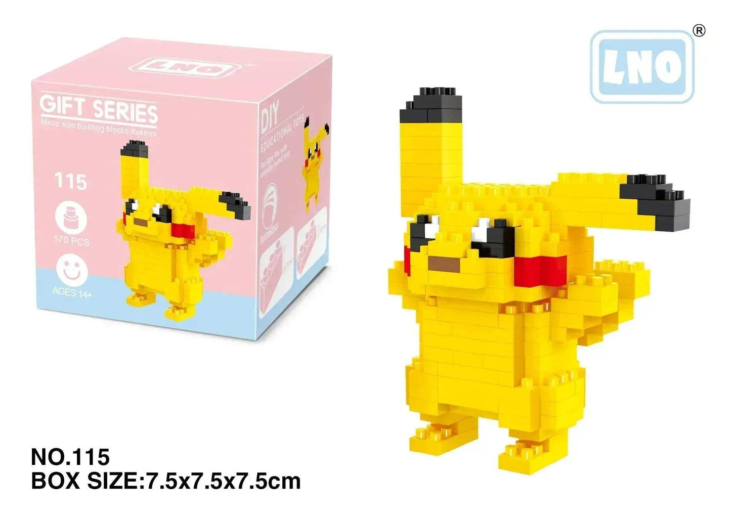 Pokemon Nanoblock Charizard Kyogre Groudon Rayquaza Set Educational - ToylandEU