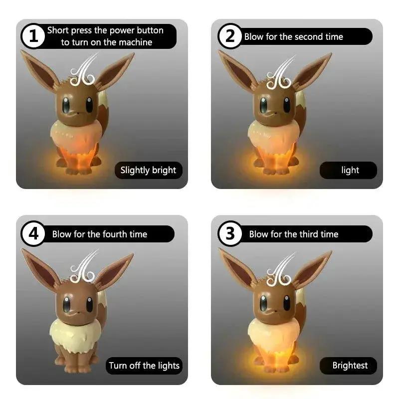 Pokemon Night Light LED Decor For Kids Room Sleep Helper - ToylandEU