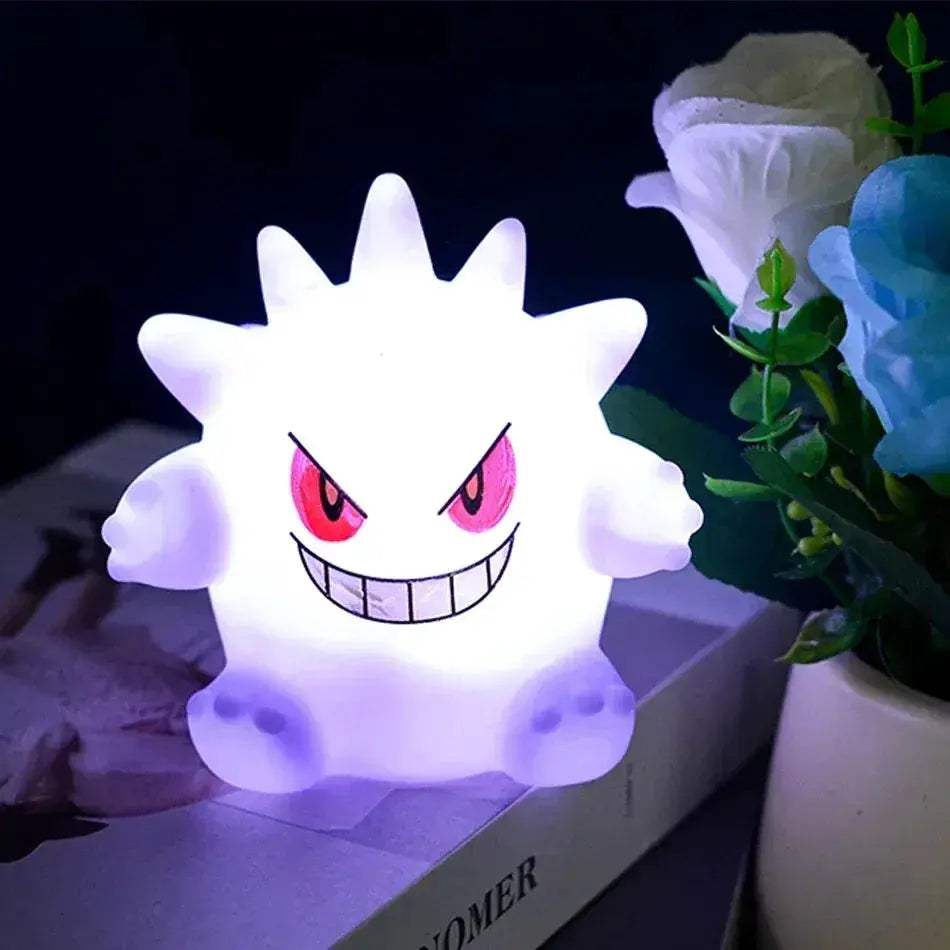 Pokemon Night Light Glowing Anime Figures, Gengar Squirtle Charmander Psyduck Bedside Led Lamp 12 CM - ToylandEU