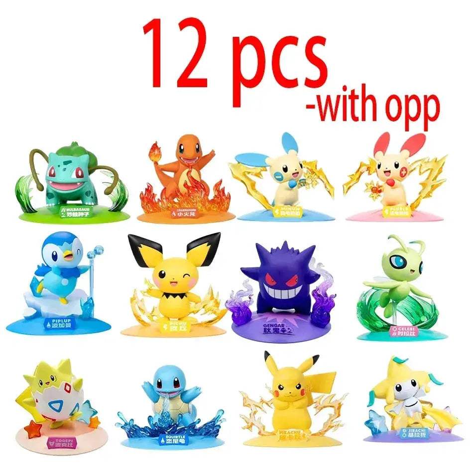 Pokemon Pikachu Blind Box Collectible Figures For Desktop Decor - ToylandEU